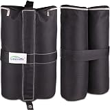 Goutime Gazebo Weights Bag 18kg 40lb Set of 4 tent sandbags Black view 5