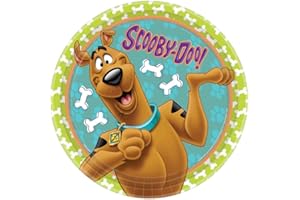Scooby Doo Zoinks Round Paper Plates - 9" | Multicolor | Pack of 18