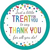 Anwyll Thank You for All You Do Stickers,120Pcs 2Inch Kudos Appreciation Thank You Stickers,Colorful Dots Online Retailers Mail Envelope Packaging Circle Label Sticker for Teachers Employees Nurses