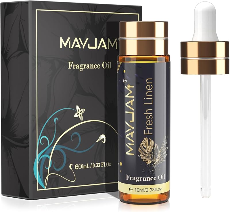 MAYJAM Fresh Linen Fragrance Oil 10ML for Diffuser, Candle & Soap