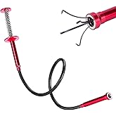 Bendable Flexible Magnetic Pickup Tool, 24'' Four Claw Grabber Tool, Accurate Pick Up In Narrow Space for Engine Bay/Home Sink/Drain/Earring/Keys/Metal Objects (Magnetic orientation)