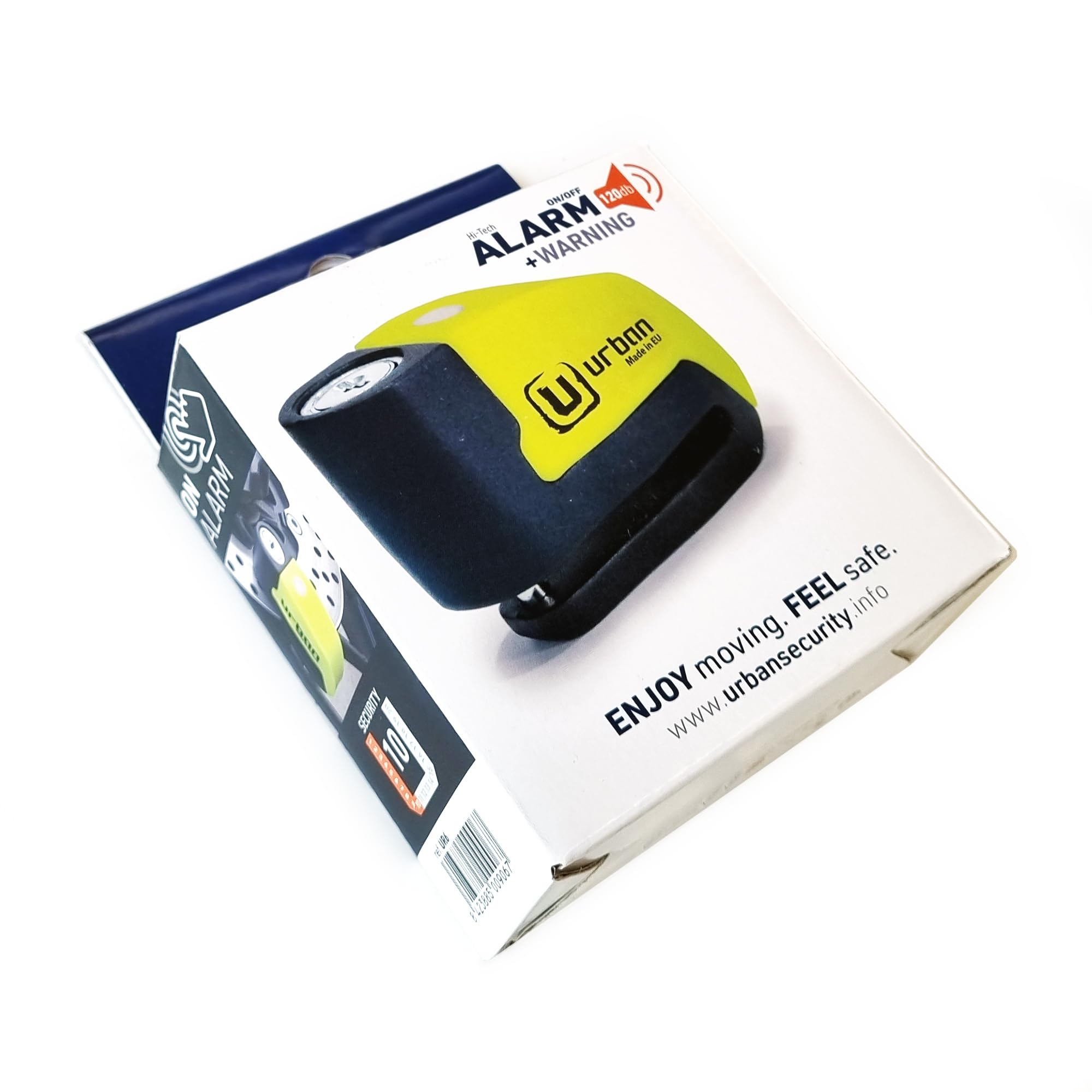 URBAN UR6 Hi-Tech Alarm Disc Lock 120db ON/OFF, Warning, Light Alert, A+ Sensitivity, Replaceable Alarm, Waterproof, Longlife Battery, Carried locked, Universal Motorcycle, Bike, Bicycle, Scooter