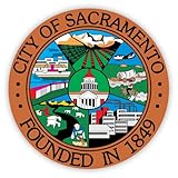 Sacramento city seal California sticker decal 4" x 4"