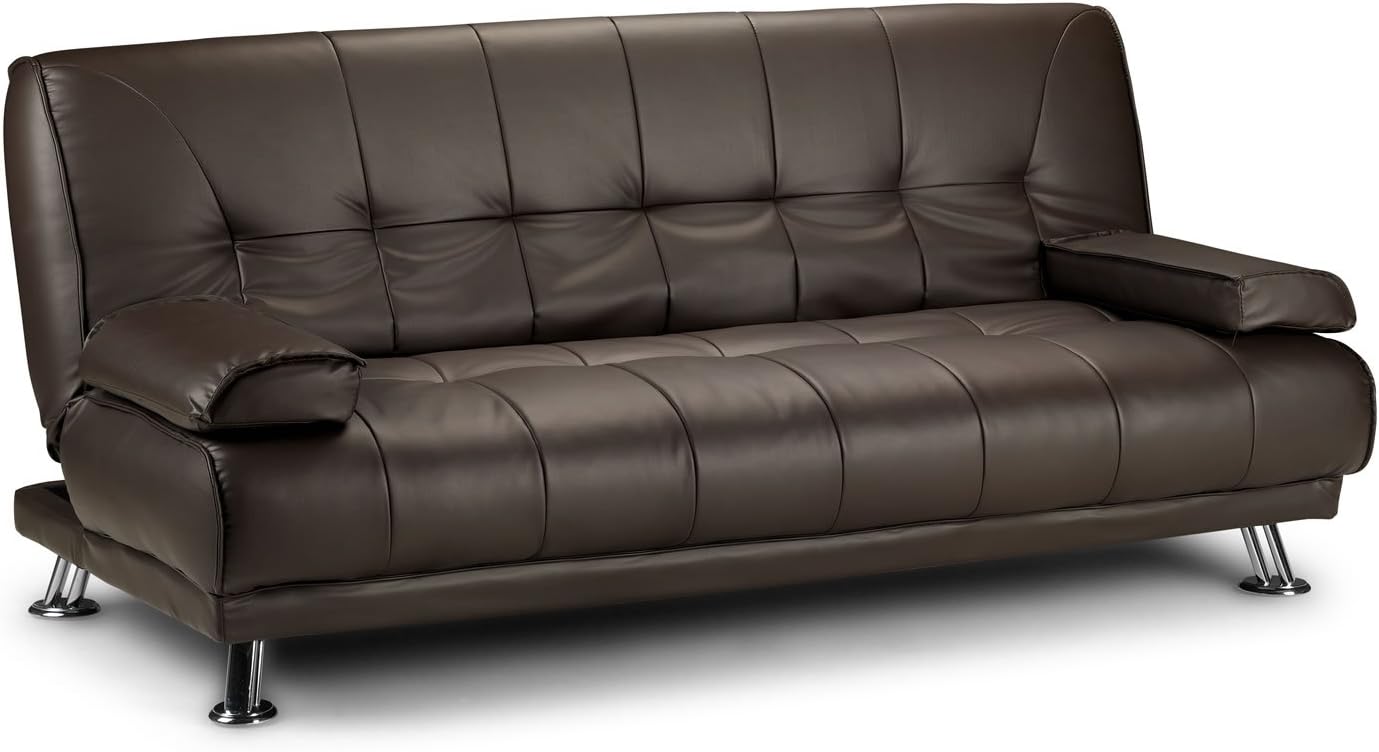 OWO Living New Venice Designer 3 Seater Thick Faux Leather Click Clack