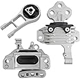 Engine Motor and Transmission Mount Bracket Kit Fits for 2015-2017 Chrysler 200 2.4L,for 2014-2021 Jeep Cherokee 2.4L Replaces# 68192831AF 68418876AB 68157441AD