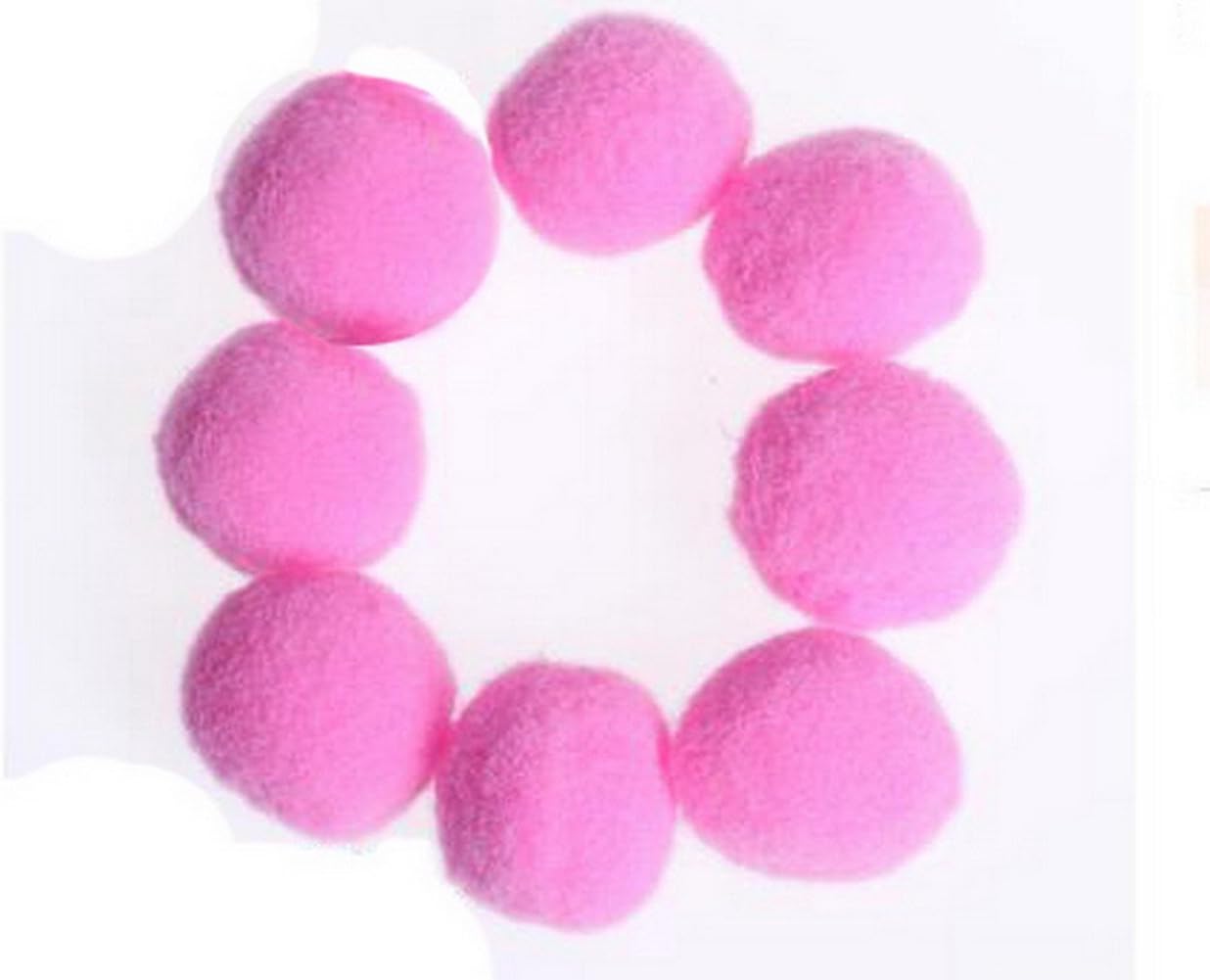 PET SHOW 20pcs/lot 1.5"/3.8cm Cat Toy Balls Soft Kitten Pompon Toys Indoor Cats Interactive Playing Quiet Ball Cats Favorite Toy Assorted 10 Colors : Kitchen & Dining