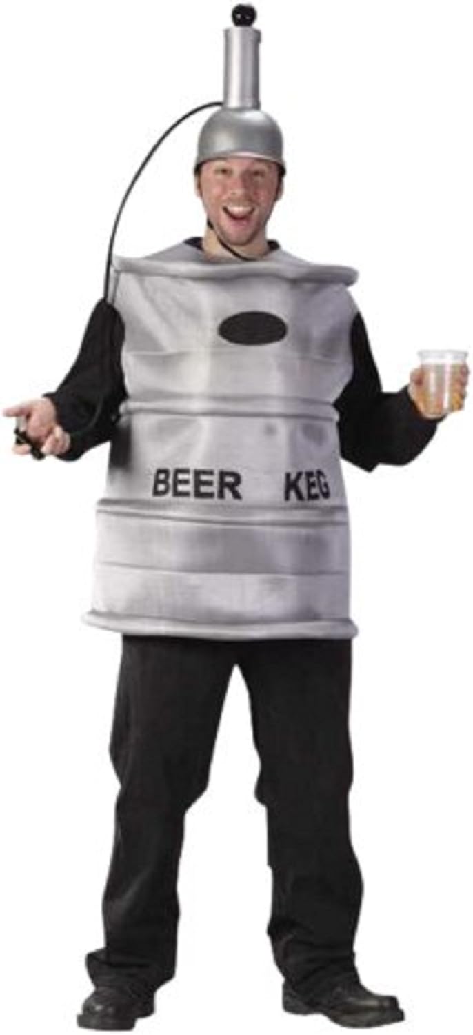 Beer Keg Costume Standard Chest Size 3345 Clothing