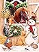 Barn Door Crowd a 300-Piece Jigsaw Puzzle by Sunsout Inc.