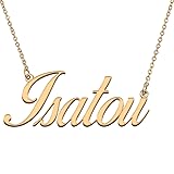 HUAN XUN Customized Custom Simple Any Name Necklace