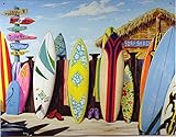 Surf Shack Tin Sign 16 x 13in