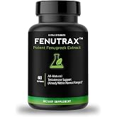 FenuTrax Fenugreek Extract - Testosterone Support - Stronger Than Testofen | Fenugreek Seed Extract - Muscle Growth, Energy and Drive - Fenugreek for Men - Stronger Than Testofen for Men, 60 Capsules