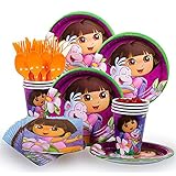 Dora Party Supplies Standard Kit Serves 8