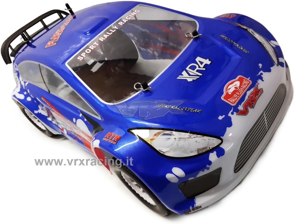 VRX Road Flash Rally EBD 1/10 Brushes Radio 2.4GHz Ni-MH 7.2V RTR 4WD Body Blue