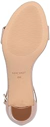 Nine West Women's Pruce Heeled Sandal, Natural