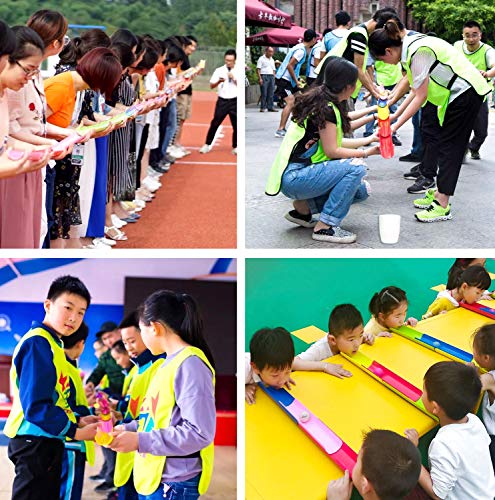 KRISMYA Pipeline Team Building Games,Pipeline Kit Group Games,Ice Breaker,Pipeline Challenge, Field Day Games(10 Half-Pipe,3 Golf Ball,3 Table Tennis Ball,1 Storage Bag,1 Cup)