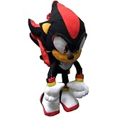 Sonic the Hedgehog Doll Plush Backpack - Shadow Backpack Black (24 Inch)