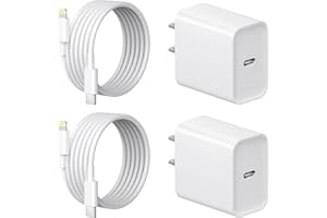 ROMITAZ iPhone 14 13 12 11 Fast Charger USB C Wall Charger [2-Pack] 6FT Fast Charging Cable Compatible with iPhone 14/14 Pro/14 Pro Max/iPhone 13/12/11/X/8/7/6/iPad Pro/Mini/AirPods