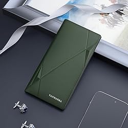 VANNANBA Long Slim Wallet for Men RFID Blocking