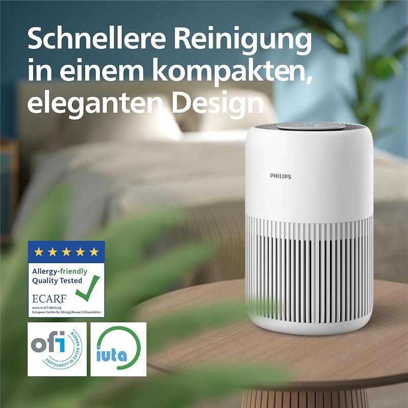 Luftreiniger 900 Serie mit App, Weiß, für Räume bis 65 m²