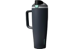 Owala FreeSip Tumbler Insulated Stainless Steel Water Bottle with Built-in Straw and Side Handle, For Travel, Work, School, and Sports, 40oz, BPA Free, Leak Proof, Foggy Tide