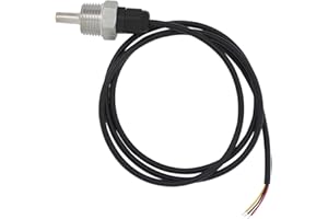 OTOMATICO 1/2 inch ds18b20 Temperature Sensor Probe with thermowell Stainless Steel 304 for Beer fermenter Homebrew Boiler 30mm 50mm 100mm 150mm 200mm 400mm 500mm (30mm)