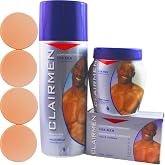 Clairmen Lotion 500ml Jar Cream and Soap 180g with 4 Exfoliating, cleansing Pads