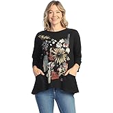 Jess & Jane Golden Mineral Washed Patch Pocket Cotton Top