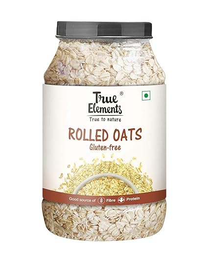True Elements Gluten Free Rolled Oats 1.2 kg - High in Fibre.