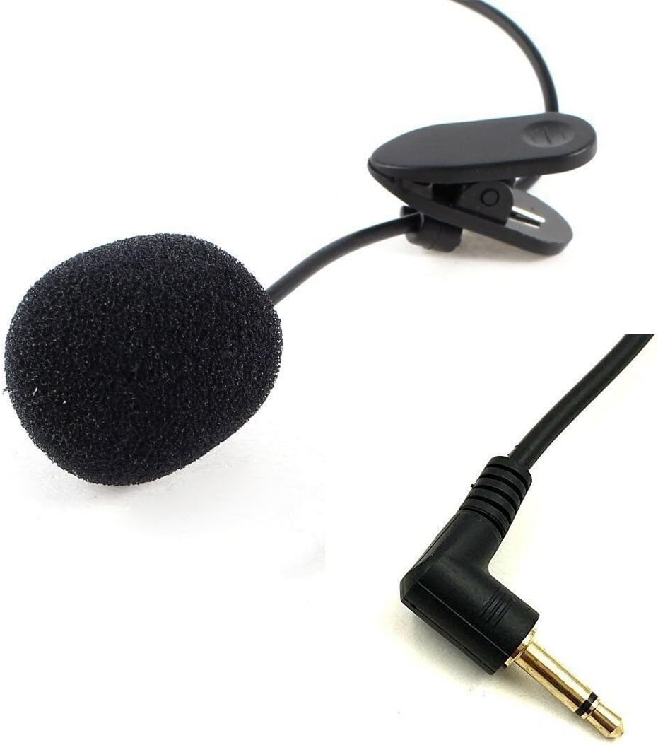 3.5mm External Hands Free Microphone for Car DVD Radio Stereo Player and Navigation with 3.5mm Plug