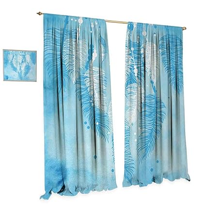 Amazon Com Native American Window Curtain Drape Watercolors Style