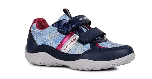 Geox Mädchen Sneaker Adalyn Girl J926BB Kinder Halbschuh,Sportschuh,Klettschuh