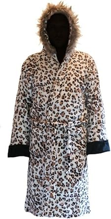 leopard print dressing gown