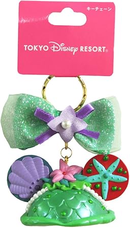 Amazon イヤーハット 型 キーチェーン キーホルダー アリエル ディズニー プリンセス リトルマーメイド 可愛い かわいい リゾート限定 アニメ 萌えグッズ 通販