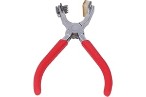 Leather Hole Punch, Strong Penetrating Power High Carbon Steel Rhombus Cutting Puncher, Effortless Punch Through 3 Layers Lea