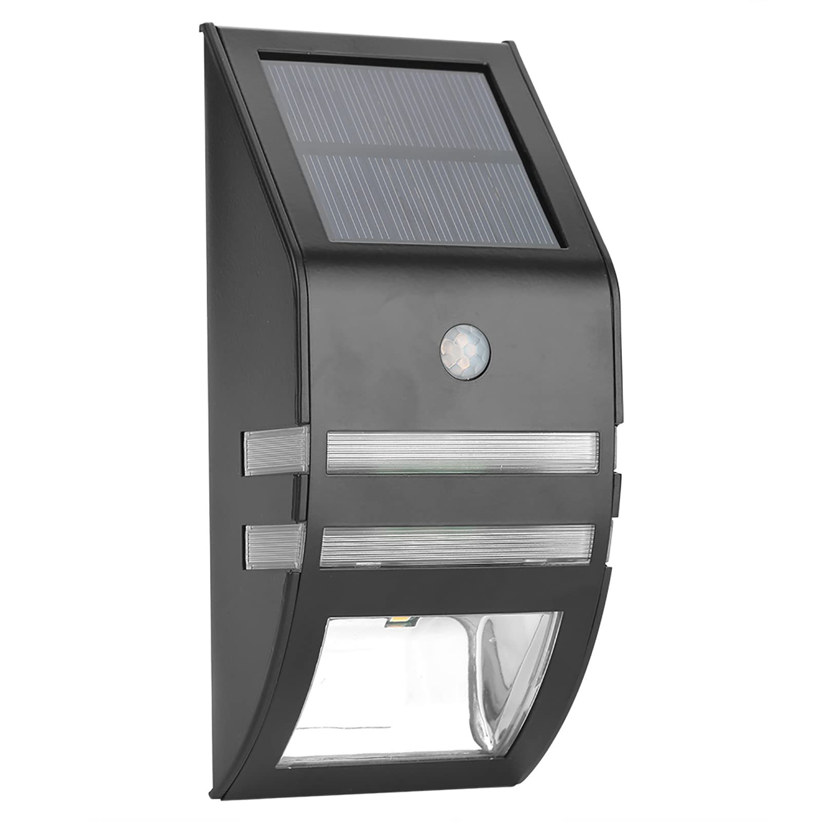 Tomotato Solar Wall Lights Outdoor Automatic Solar Lamp LED Wall Lamp Decorative Waterproof LED Light Solar Fence Lights Outdoor Lighting for Front Door, Yard, Garage, Garden(Warm)