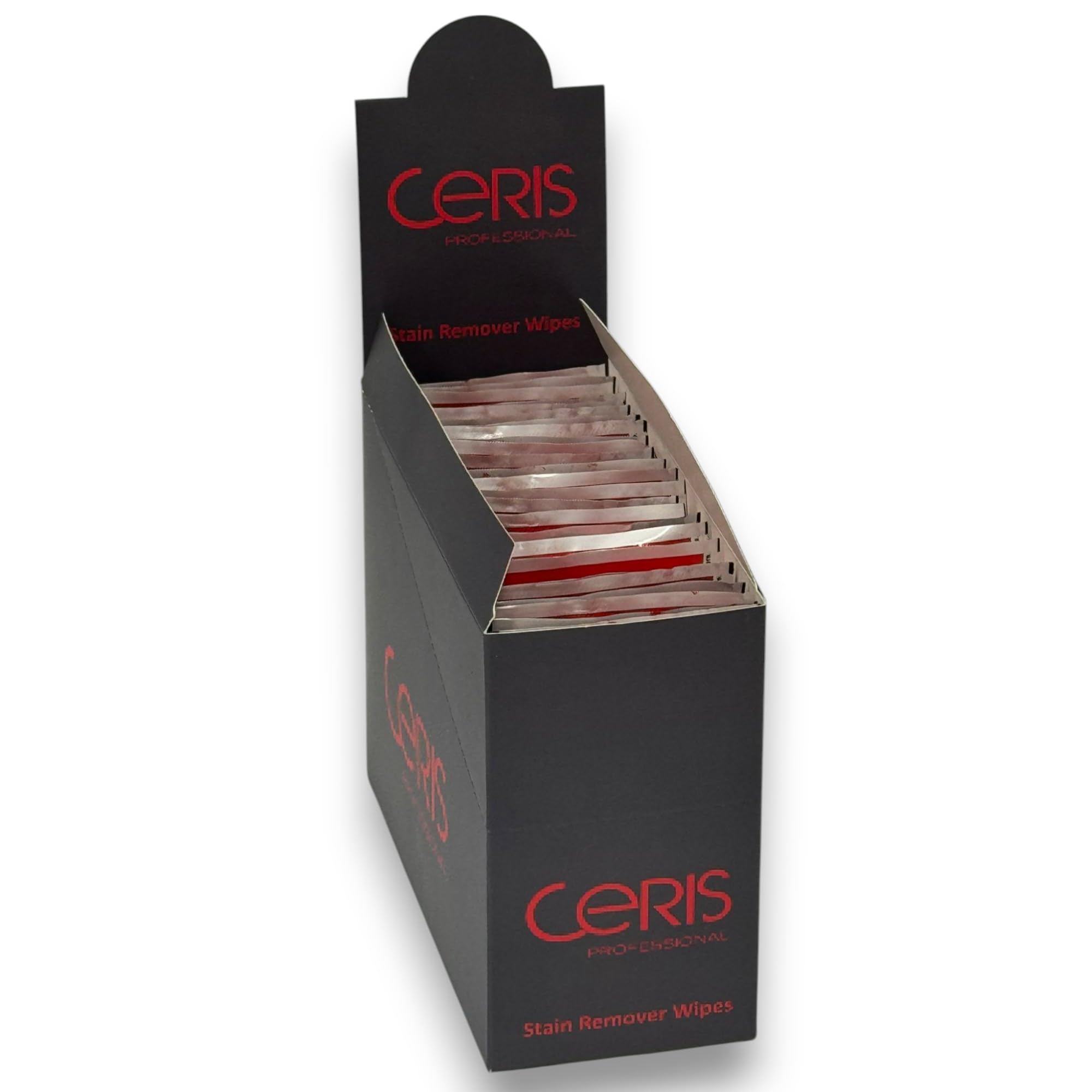 Ceris Hair Dye Stain Remover Wipes – Quick & Gentle Color Removal for Skin | Travel & Salon Friendly, Individually Wrapped, 25 Count