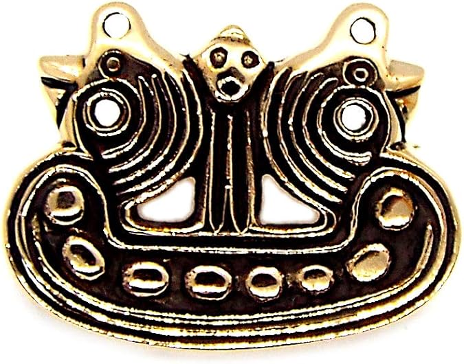 Bornholm Bronze Viking Boat / Long Ship Badge / Brooch Amazon.co.uk Jewellery