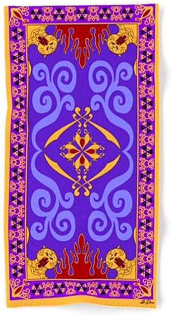 Dutars Magic Carpet Funny Microfiber Multi-Purpose Soft Absorbent Towel Bath Towels Hand Towels Bathroom Towels Hotel Towels & Gym Towels 12" X 27.5"
