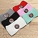 Ranipobo Baby Girl Knit Crochet Turban Warm Headbands (6 PCs-Black/Grey/Green/Pink/White/Red)