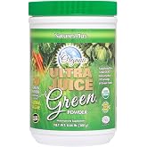 NaturesPlus Ultra Juice Green Drink - 0.66 lb - Supports Immune Health, Digestion &amp; Energy Production - Organic, Non-GMO, Vegan, Gluten Free - 30 Servings