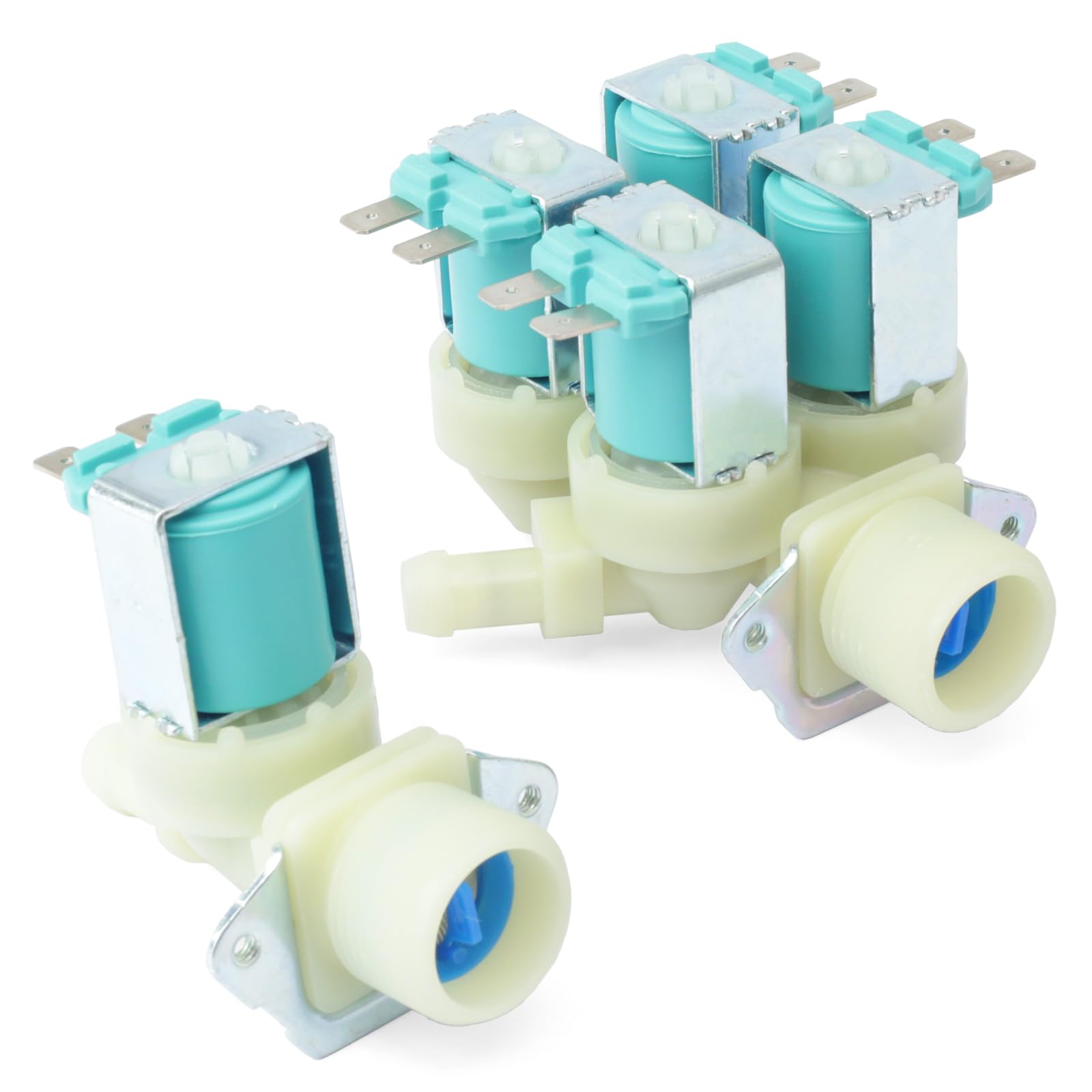 Photo 1 of YUXIVCNE 5220FR2008F and 5220FR2006H Washer Water Inlet Valve Set Replacement for LG WM2688HWM WM2688HWMA for Kenmore for Sears Washing Machine, replace AP4445613 1268512 AP4441935 1268123