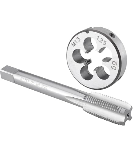 M13 X 1.5 HSS Metric Tap And Die Set – Right Hand Taper Tap & Round Thread Die
