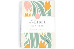 The Bible In A Year for Women: 52-Week Devotional with Spiral Binding, NIV Study Journal & Reflective Questions – Compact A5/