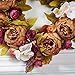 Large Blooming vintage Flower wreath handmade home wall decor