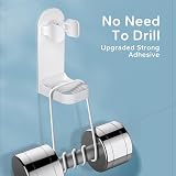 HOMMAND Electric Toothbrush Holder 4 Pack Wall Mounted, 3M Adhesive view 4
