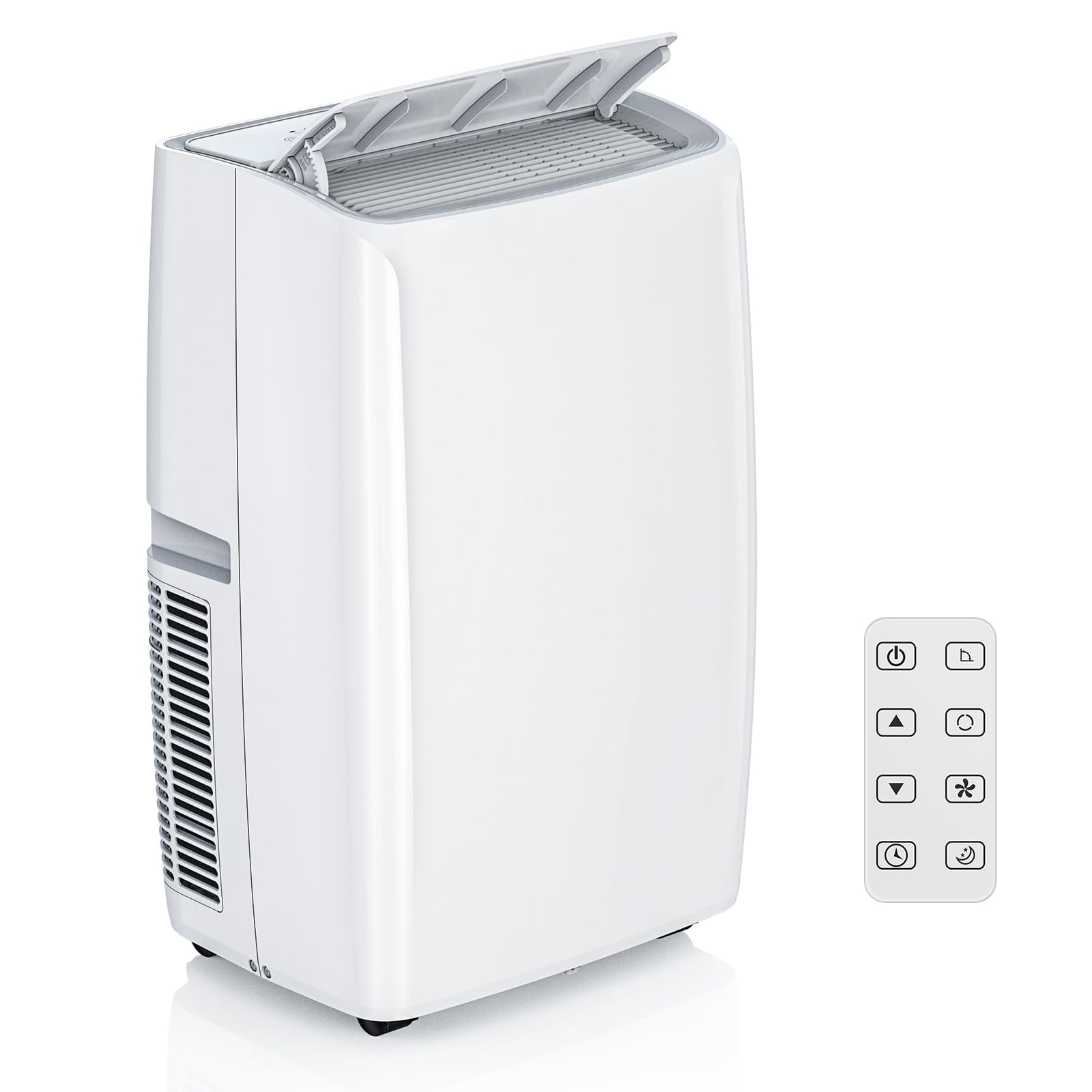 Photo 1 of 14,000 BTU Portable Air Conditioner Cools Up to 750 Sq.Ft, 3-IN-1 Quiet Portable AC Unit with Remote Control & Installation Kits for Large Room, Smart/Sleep Mode, Auto Swing, 24H Timer