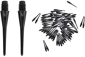 VortecSys 300 Pack 2BA Thread Soft Dart Tips - Premium Plastic Replacement Dart Points, Essential Dart Accessories Set for Soft Tip Darts