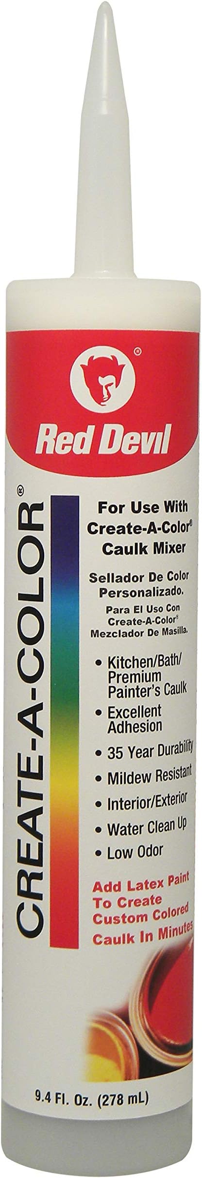 Red Devil 0409 Create A Color Caulk, 9.4 oz.