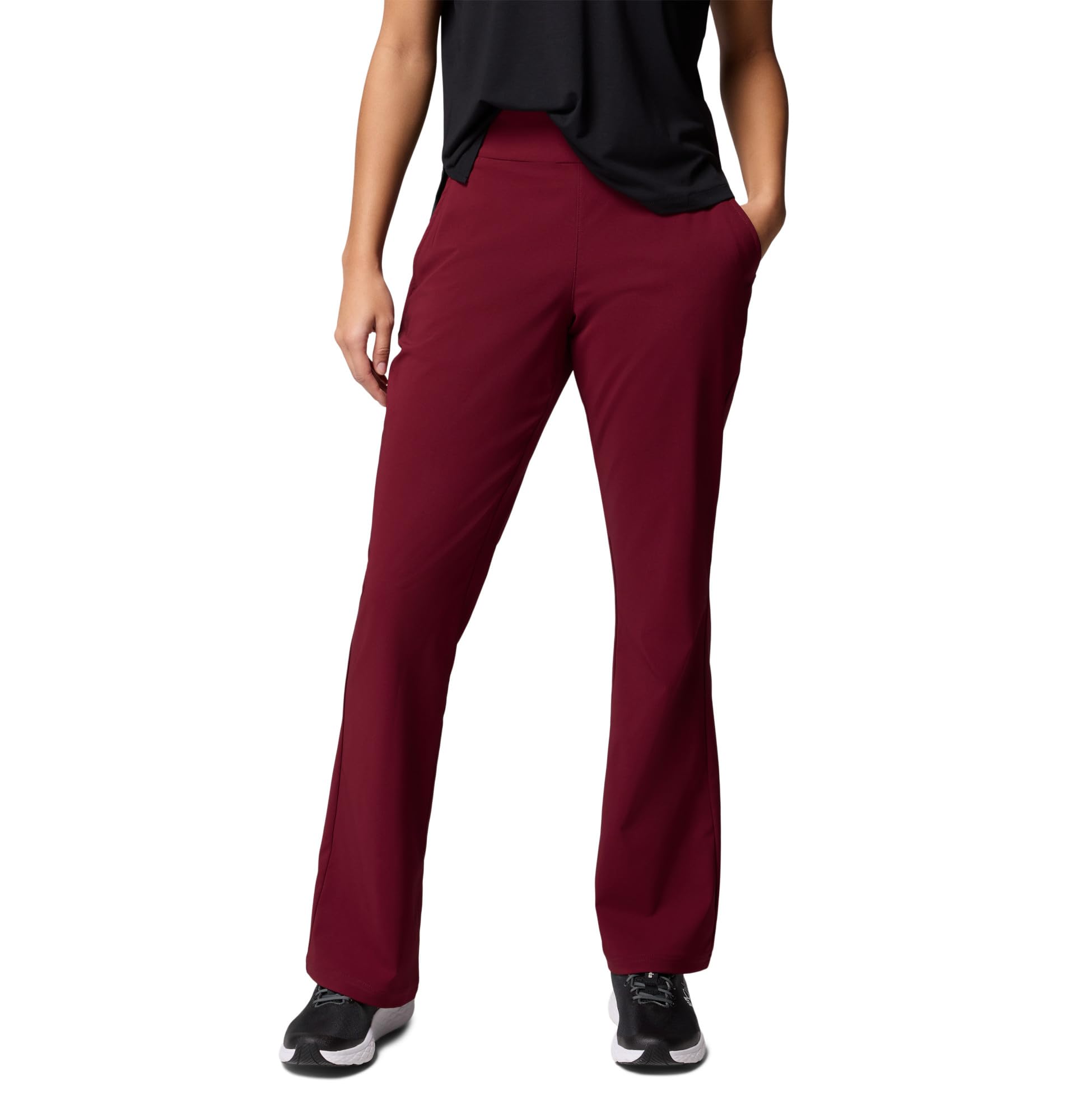 Columbia Womens Anytime Bootcut Pant II, Rich Wine, XX-Large