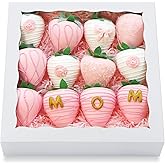 JOHOPACK 15pcs 8x8x2 Inch White Bakery Boxes Pie Boxes Cookie Box with window Chocolate Covered Strawberries Box for Christma